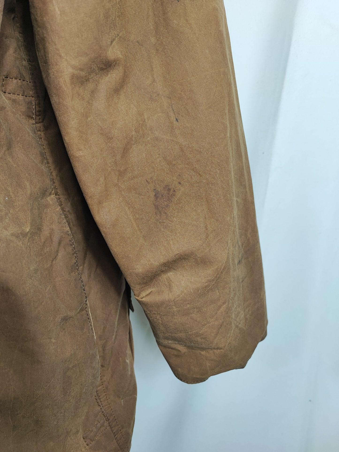 RARO Barbour Giacca Beaufort Beige vintage C44/112 cm Sandstone Beaufort Jacket Large/XL c44