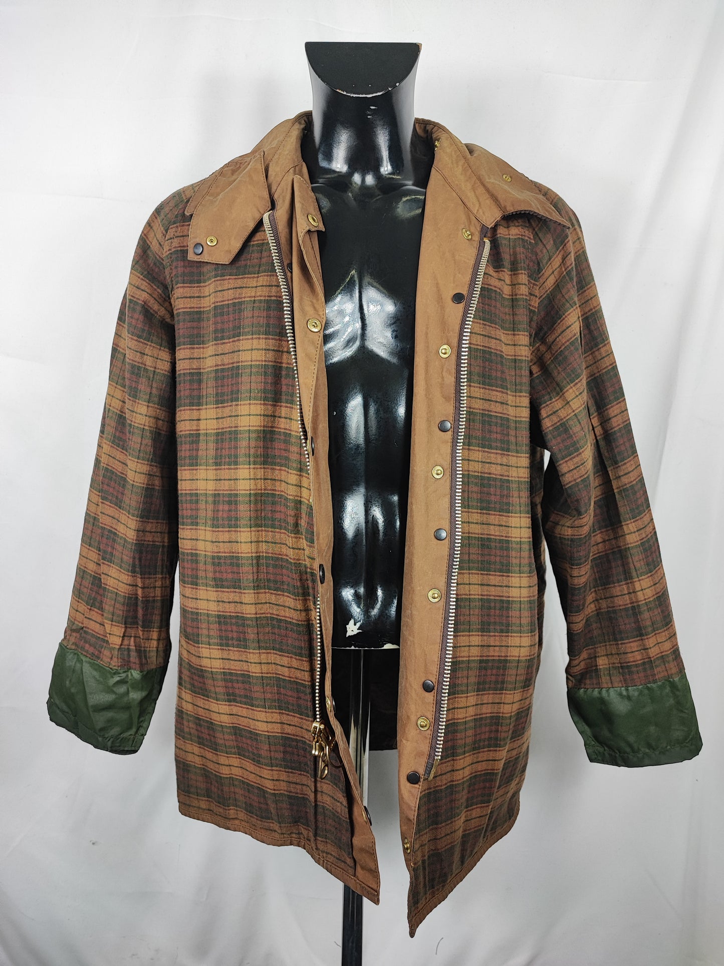 RARO Barbour Giacca Beaufort Beige vintage C44/112 cm Sandstone Beaufort Jacket Large/XL c44