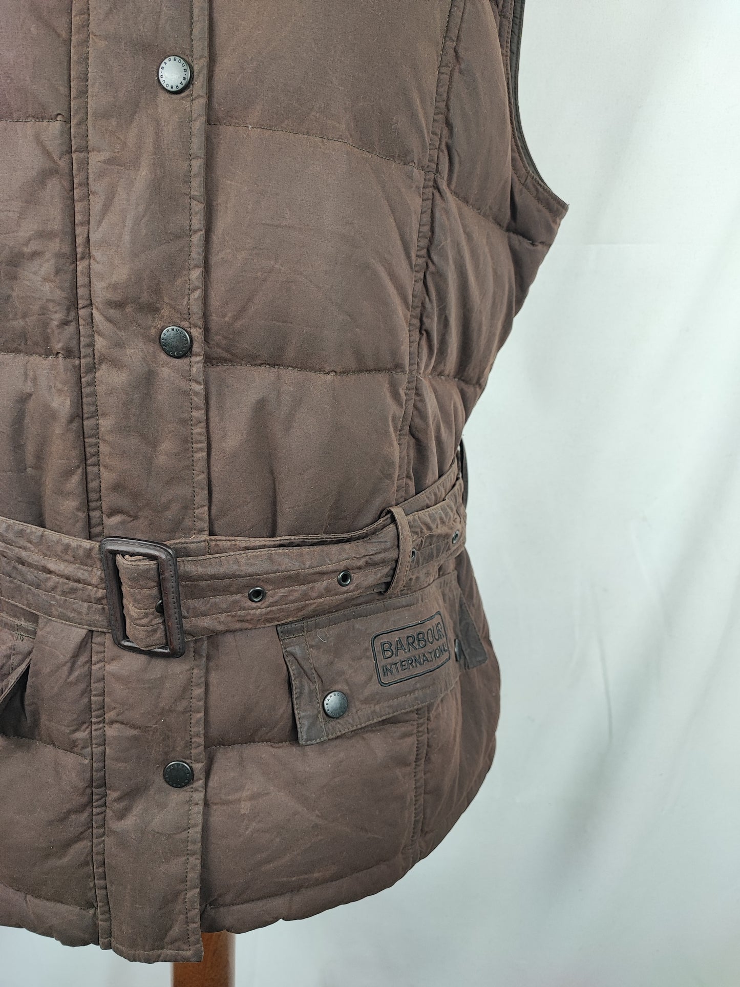 Gilet Barbour International Marrone Unisex Uk16 tg.46 - Brown Barbour International Vest size Uk16