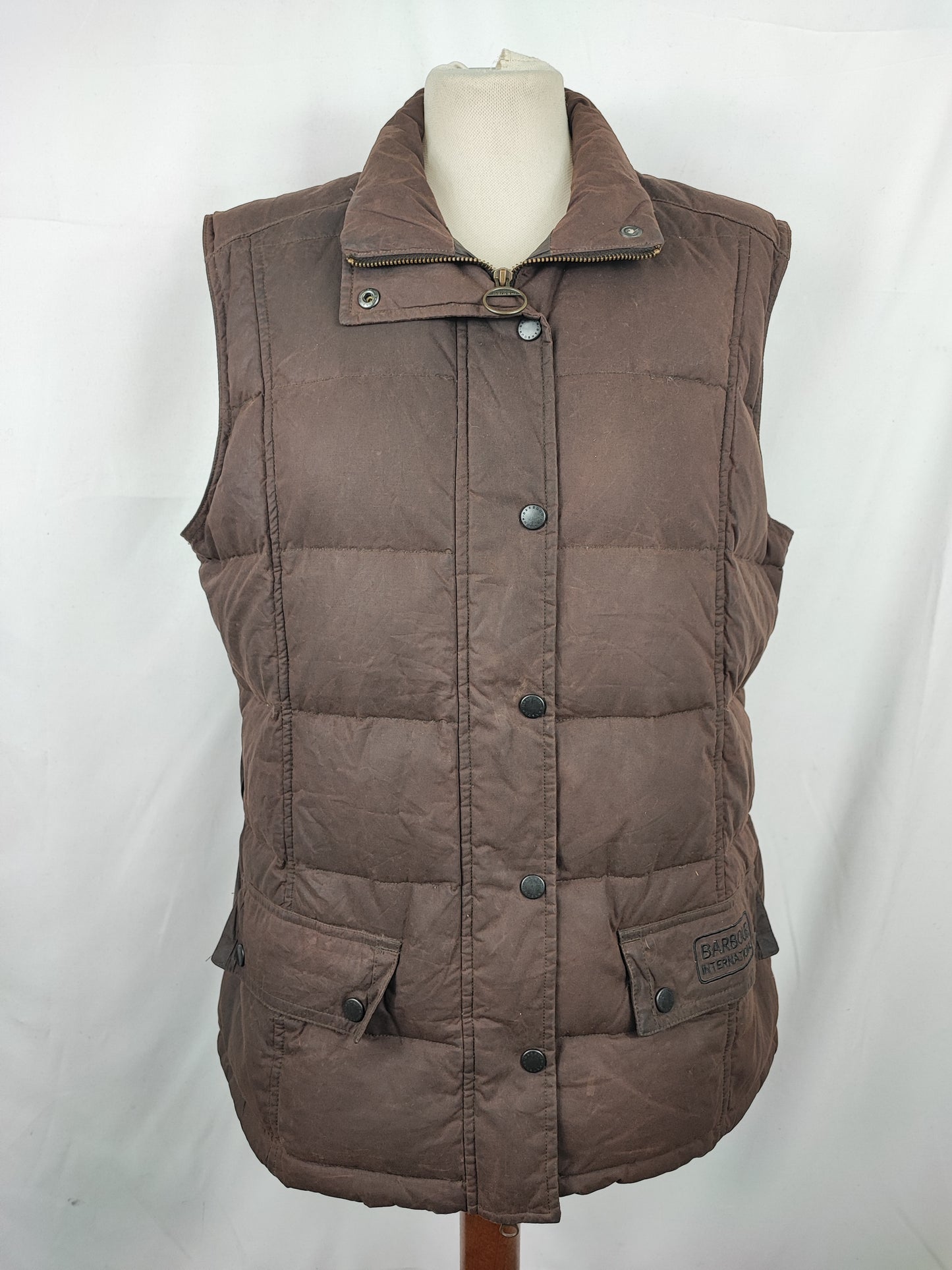 Gilet Barbour International Marrone Unisex Uk16 tg.46 - Brown Barbour International Vest size Uk16