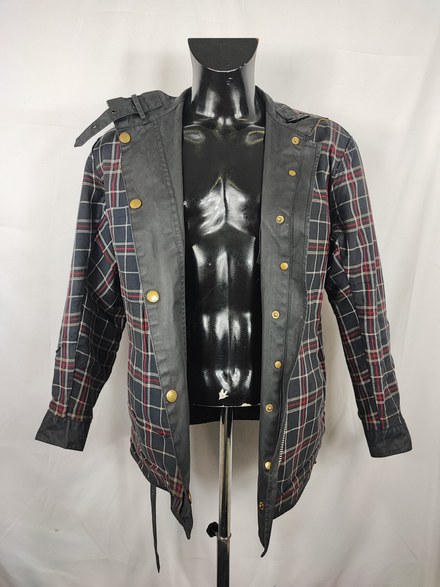 Barbour International nero uomo Medium C40/102cm - Man Black Wax International Jacket C40 Size M