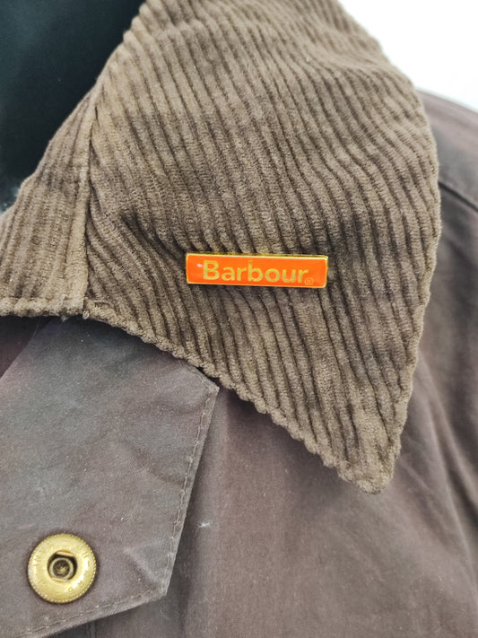 Spilla Barbour Arancione - Orange Barbour pin