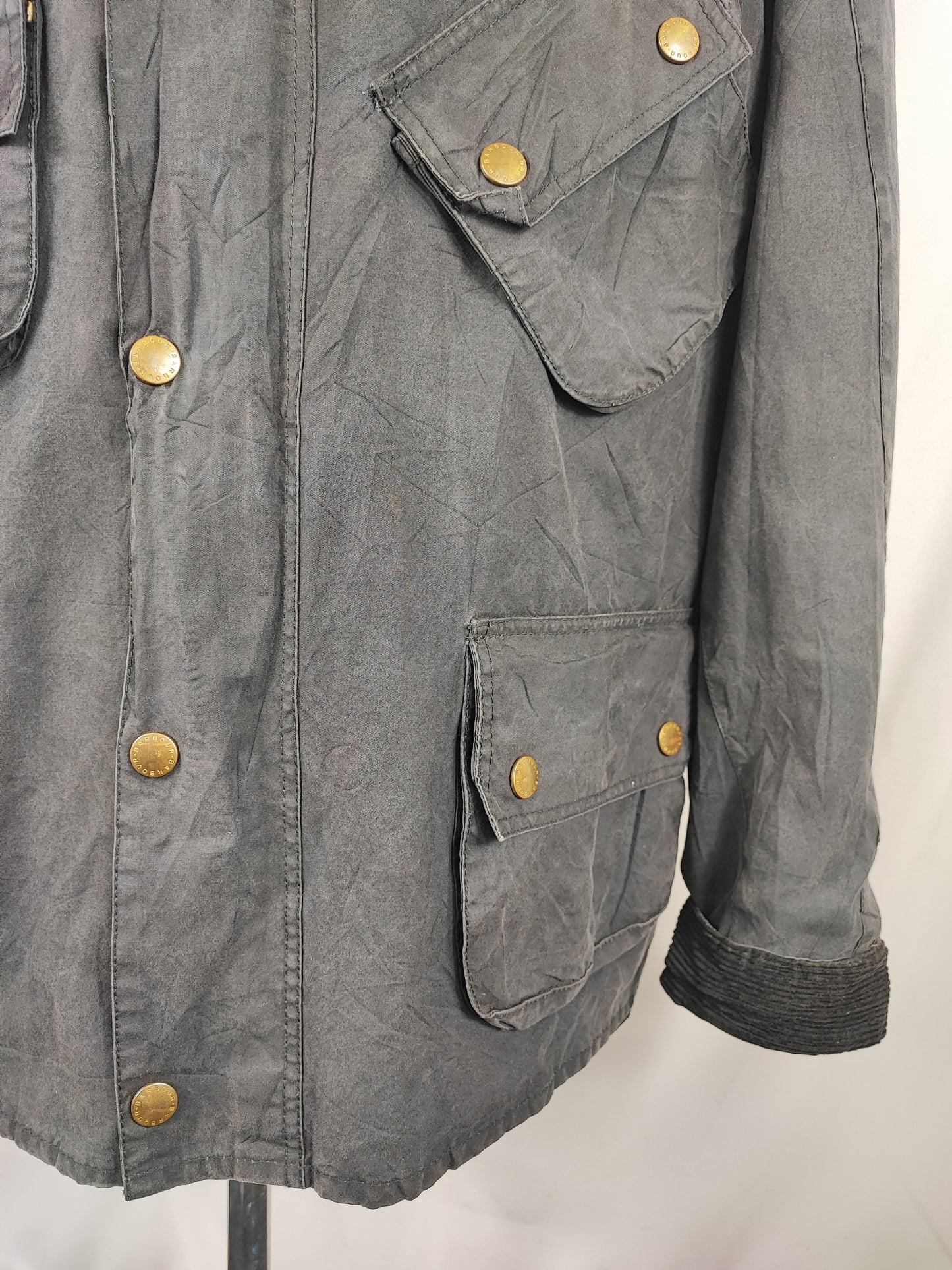 Barbour International nero uomo Union Jack XXL - Man Black Wax International Jacket Union Jack XXL