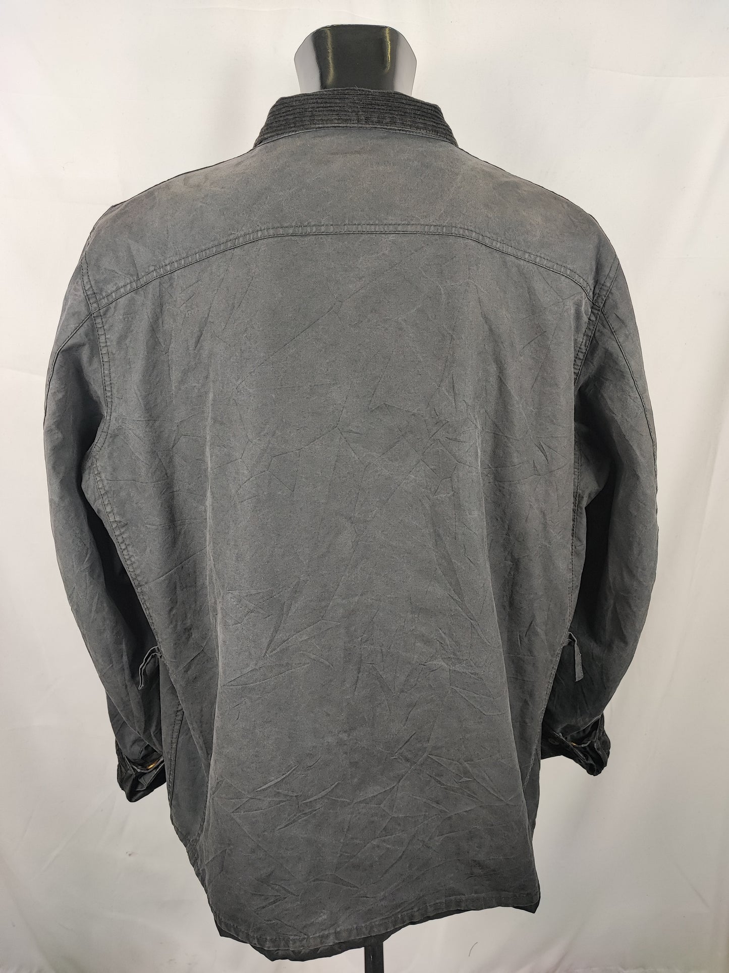 Barbour International nero uomo Union Jack XXL - Man Black Wax International Jacket Union Jack XXL