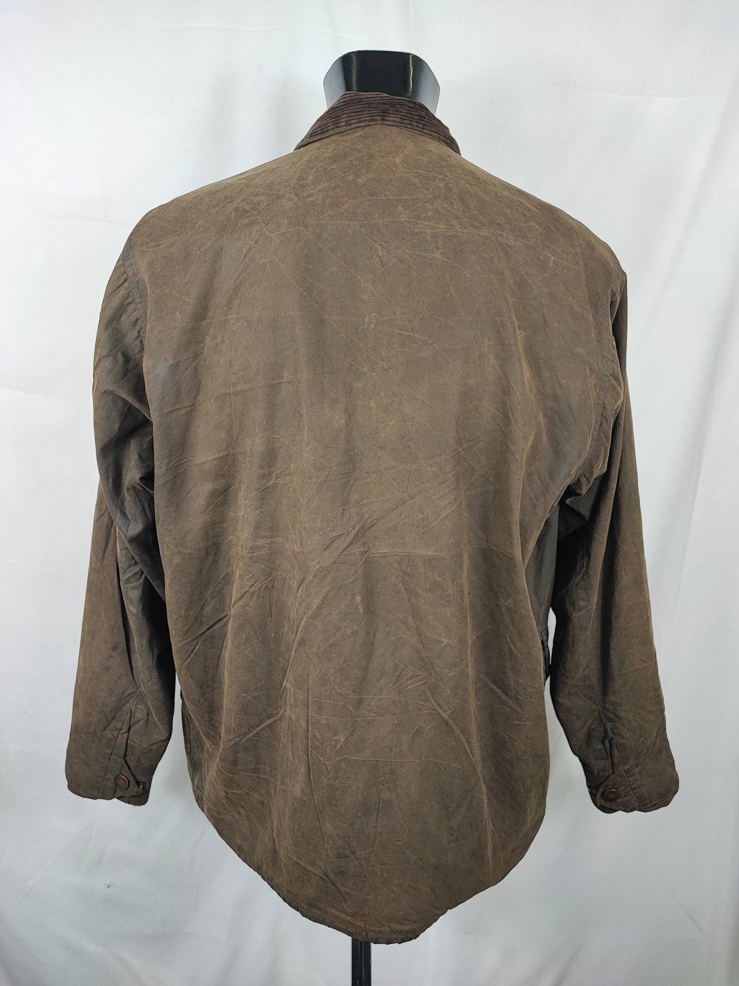 Giacca Barbour International Oliva Duracotton Large - Man Barbour International Duracotton Brown size 42 Large