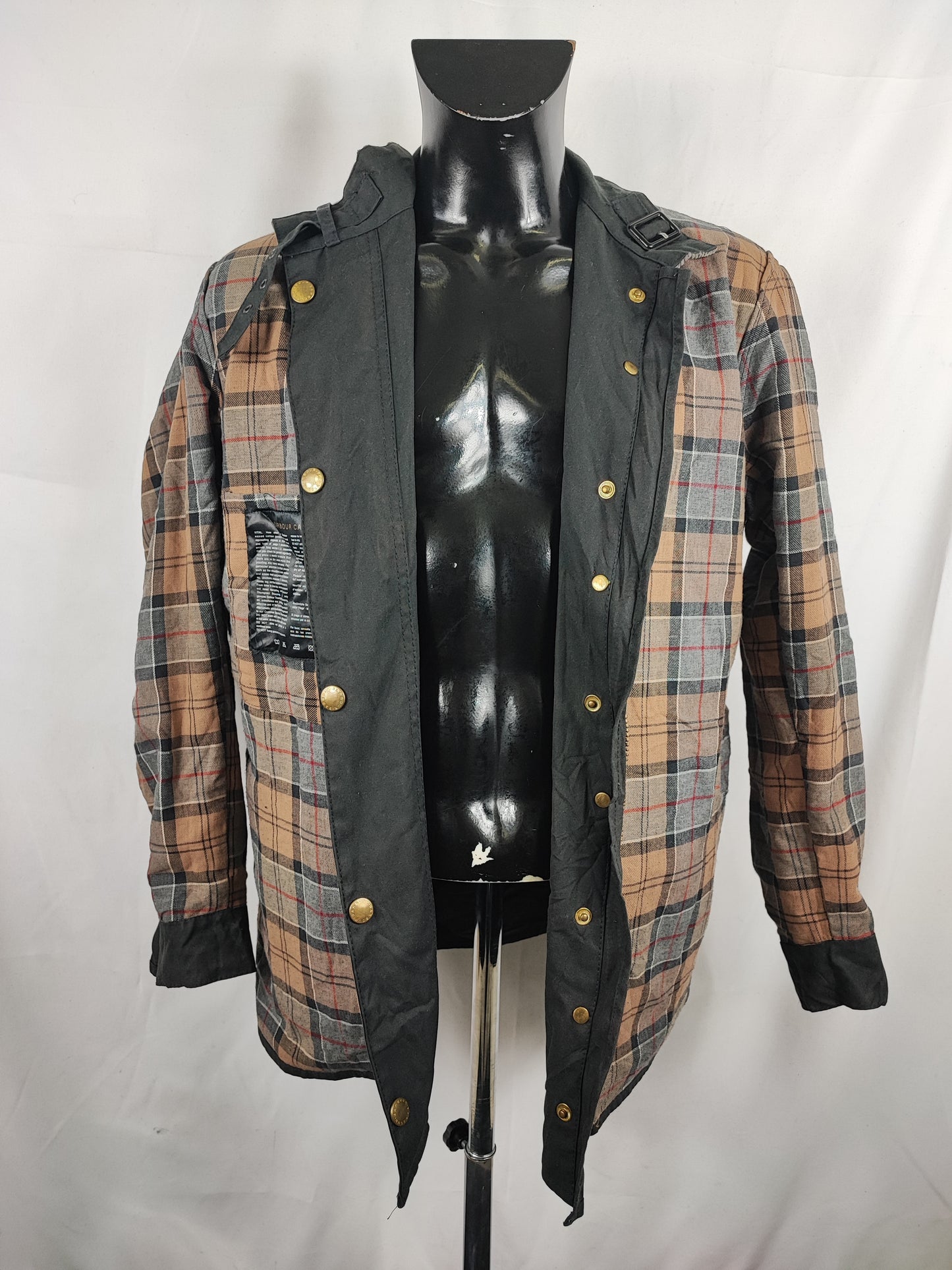 Barbour International nero uomo Medium C40/102cm - Man Black Wax International Jacket C40 Size M