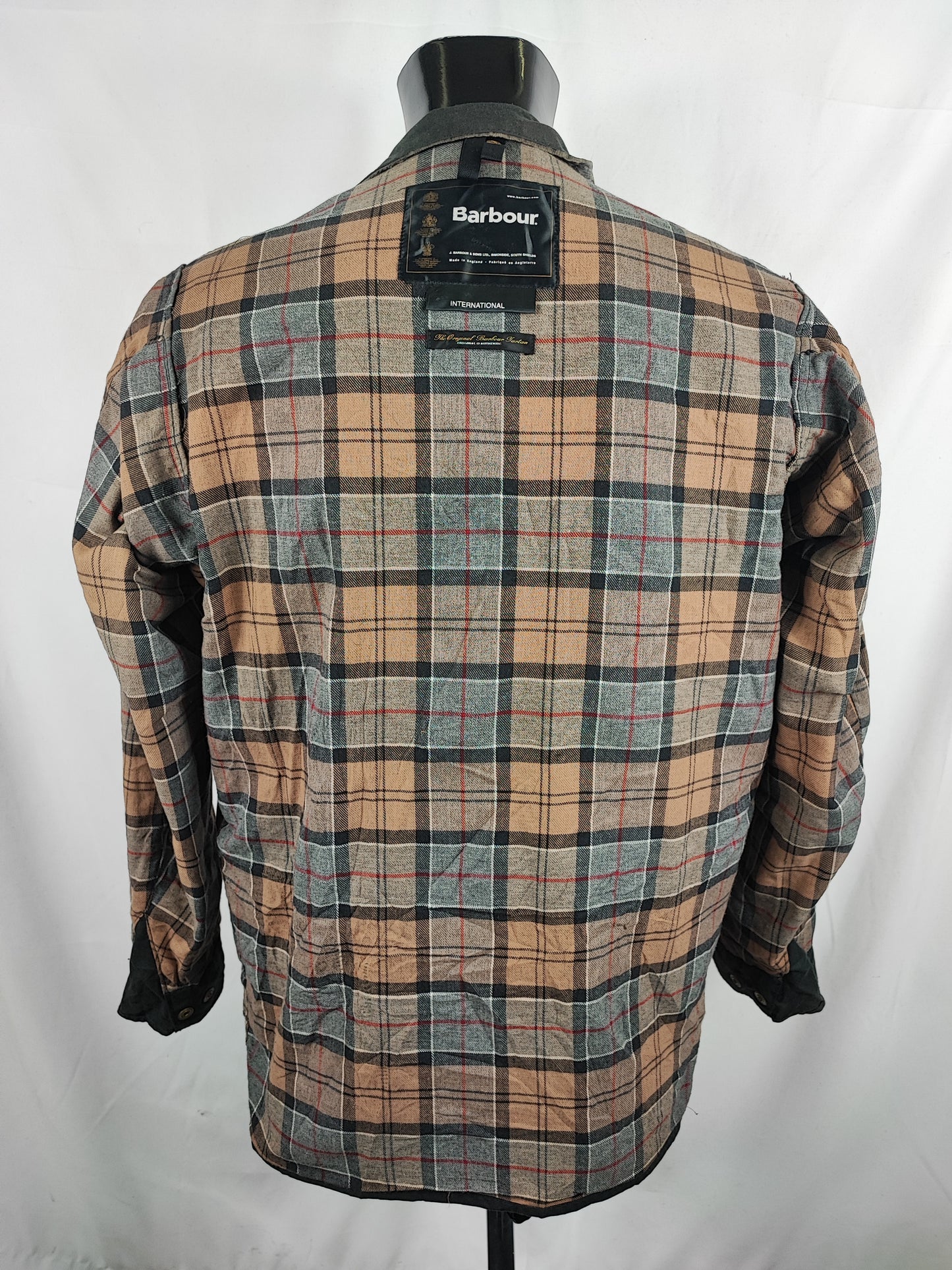 Barbour International nero uomo Medium C40/102cm - Man Black Wax International Jacket C40 Size M