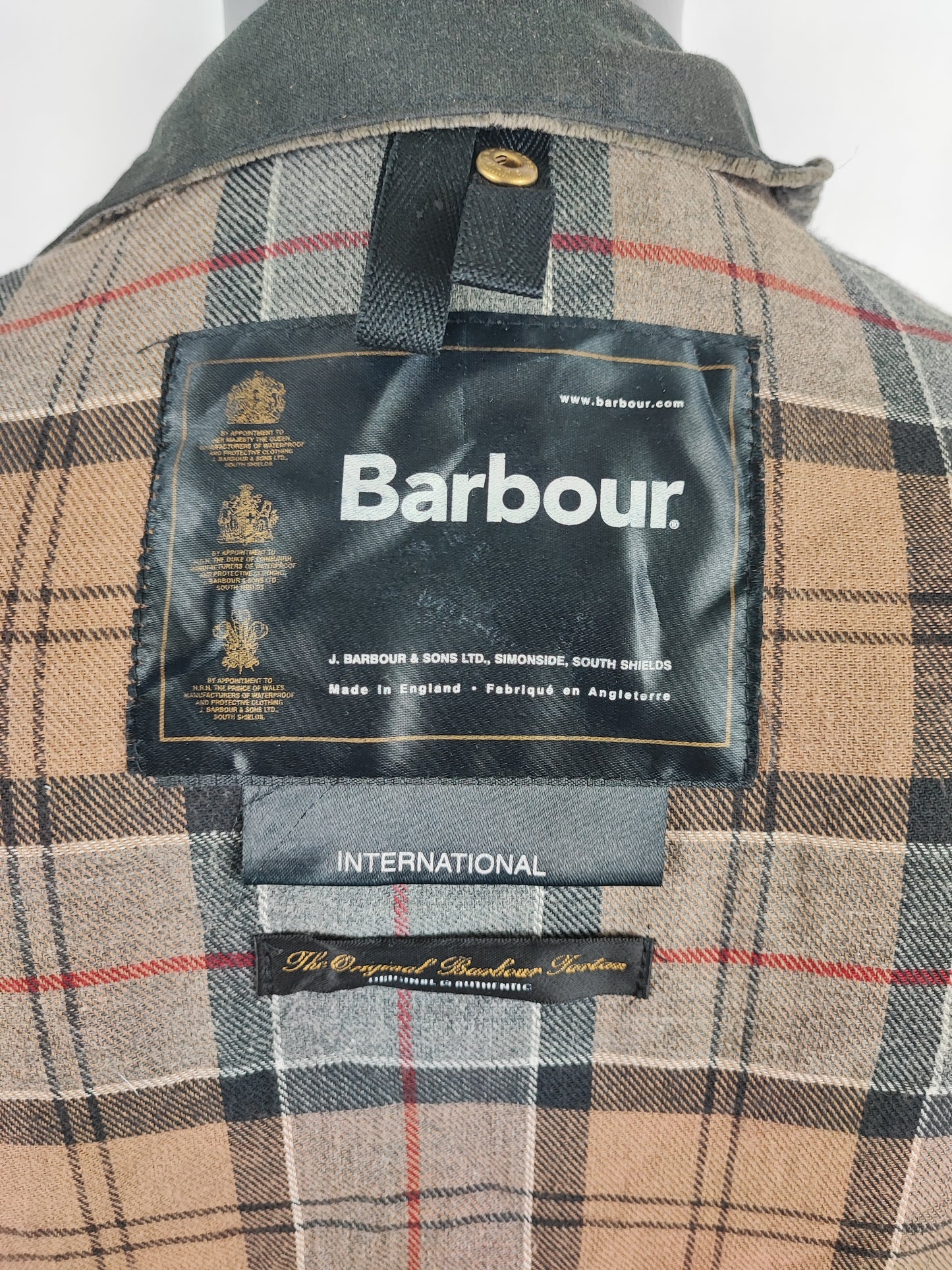 Barbour International nero uomo Medium C40/102cm - Man Black Wax International Jacket C40 Size M