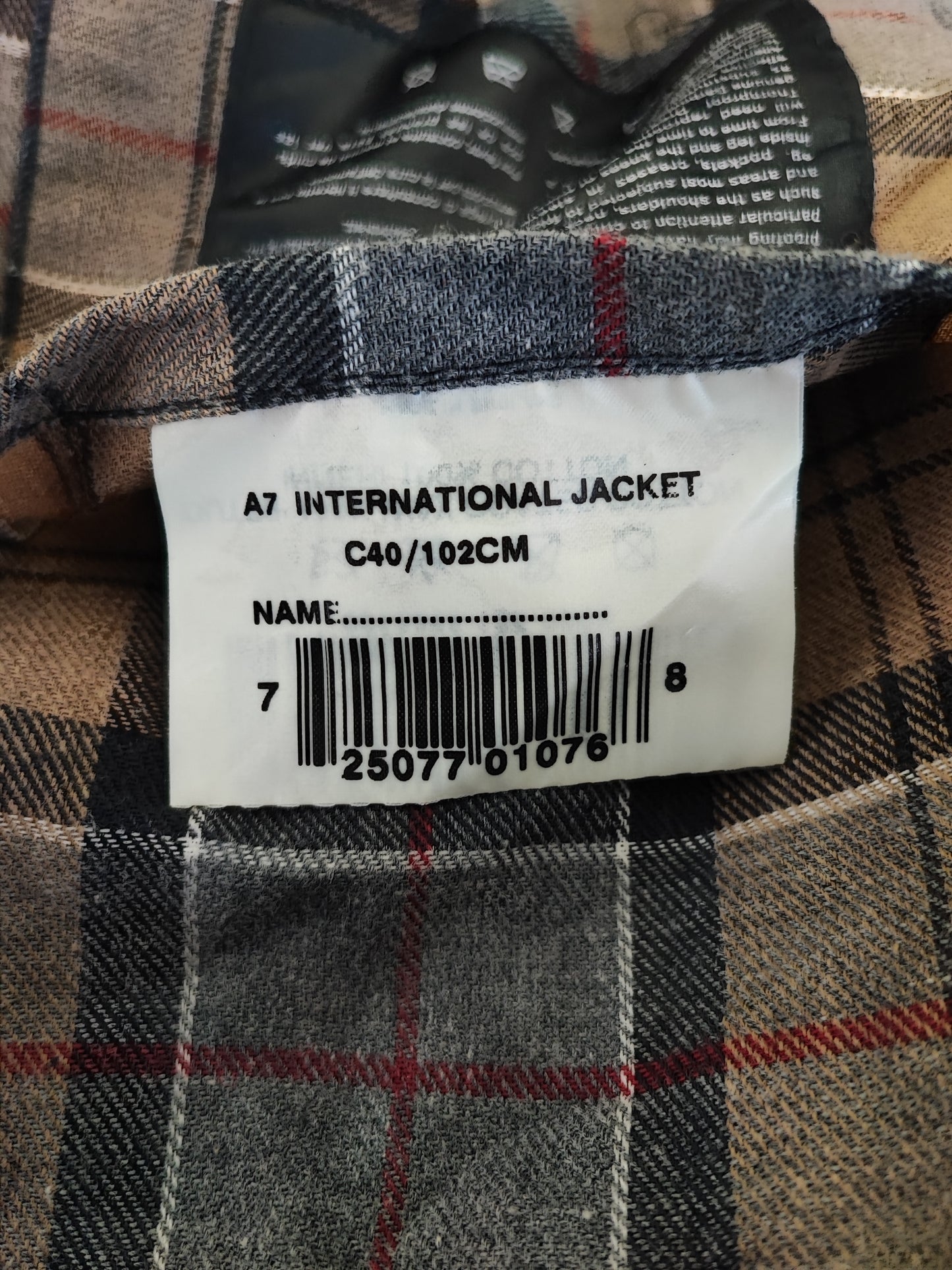 Barbour International nero uomo Medium C40/102cm - Man Black Wax International Jacket C40 Size M