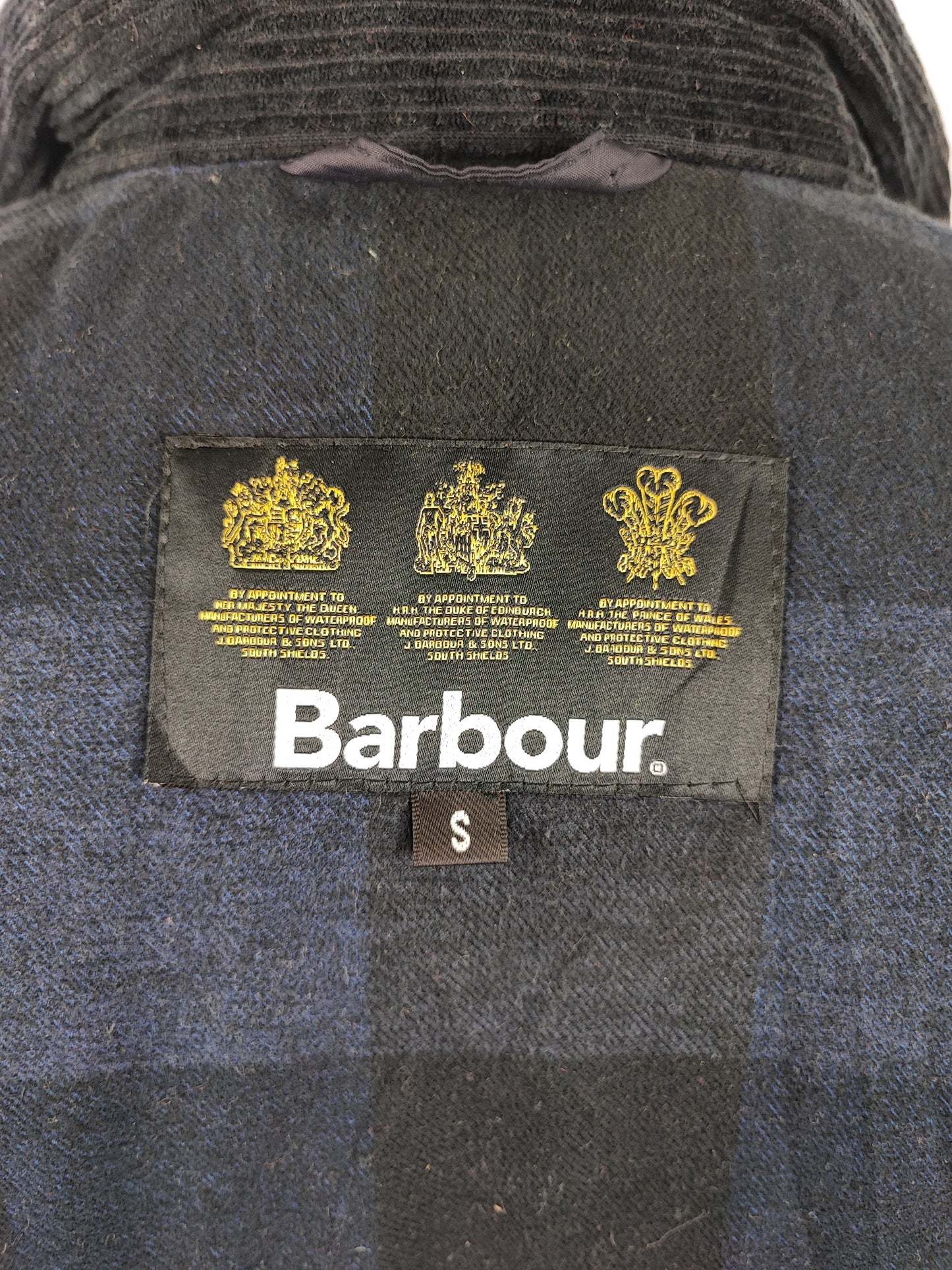 Giacca Barbour cerato Monroe blu Small - Man Navy Wax Monroe Jacket size Small