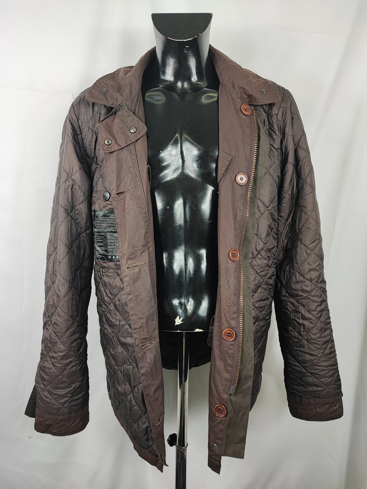 Barbour Giacca cerata da uomo Latrigg Marrone Xlarge- Man Rust Waxed Latrigg Jacket size XL