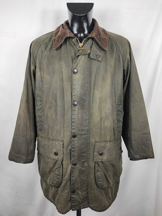 Giacca Barbour Vintage Gamefair Verde C42/107 cm Green Wax Gamefair Jacket c42 Size Large