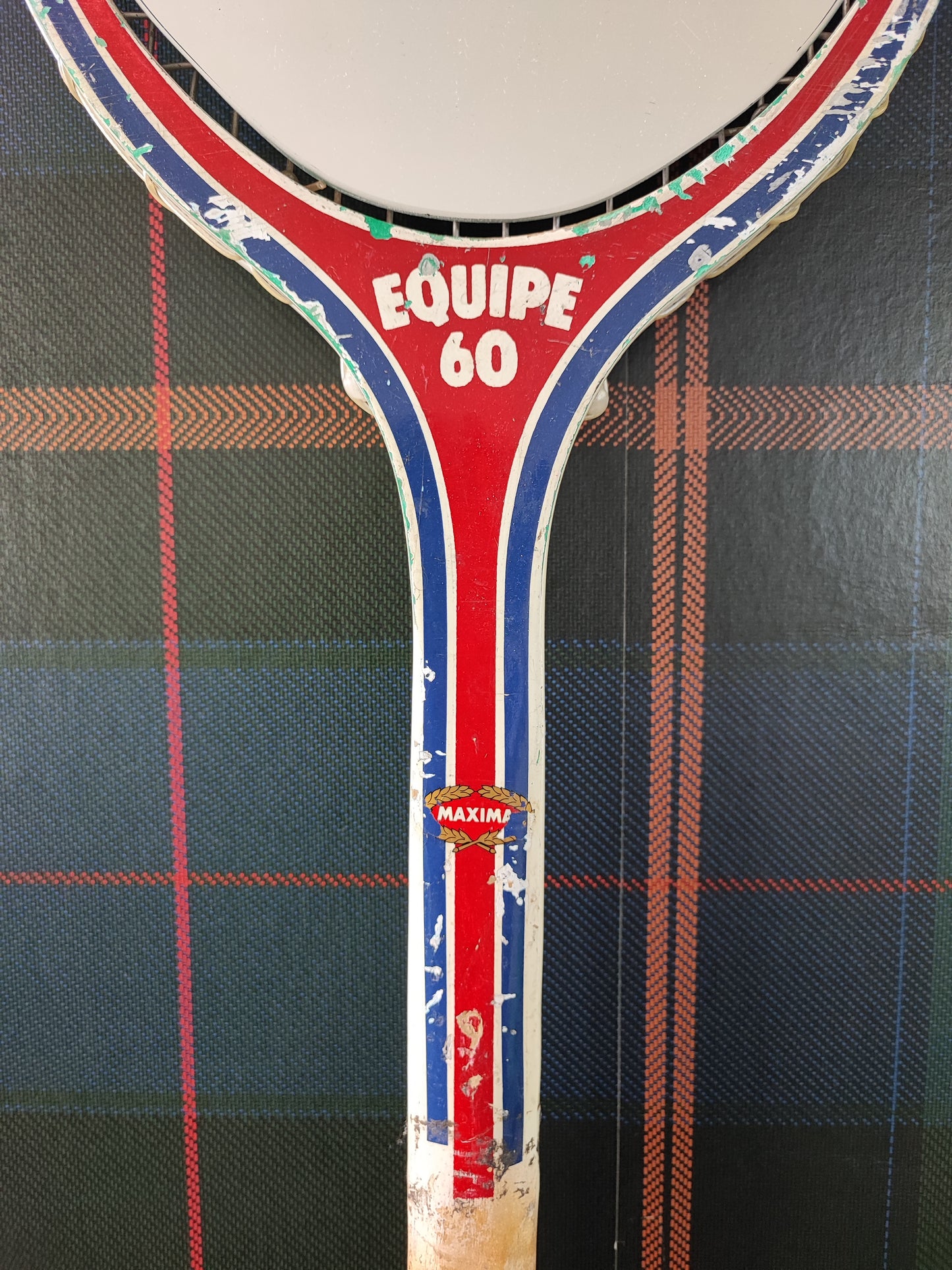 Racchetta Vintage in Legno con Specchio- Vintage Mirror tennis wood Racket