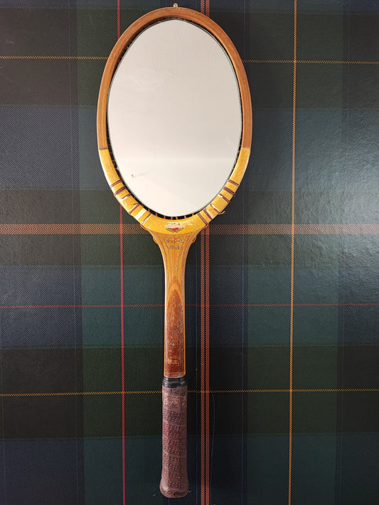 Racchetta Vintage Maxima in Legno con Specchio- Vintage Mirror tennis wood Racket