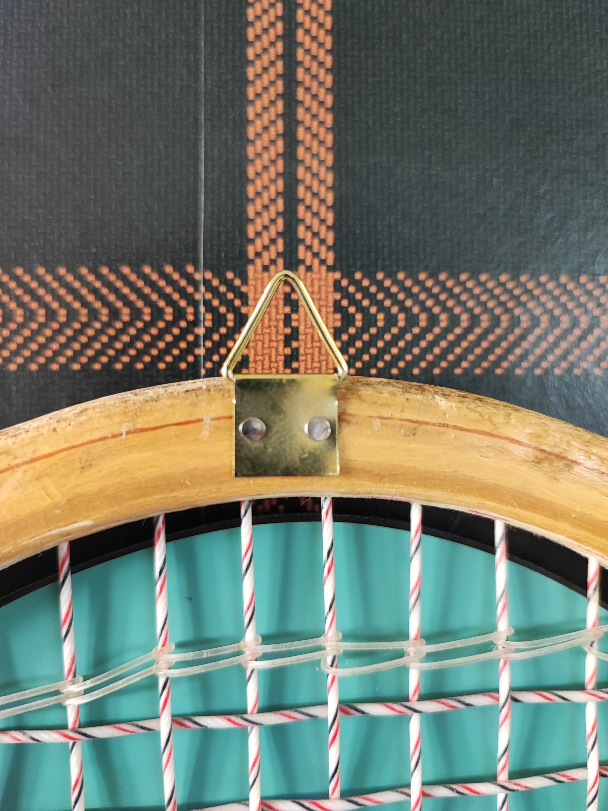 Racchetta Vintage Smasher in Legno con Specchio- Vintage Mirror tennis wood Racket - Shop In London