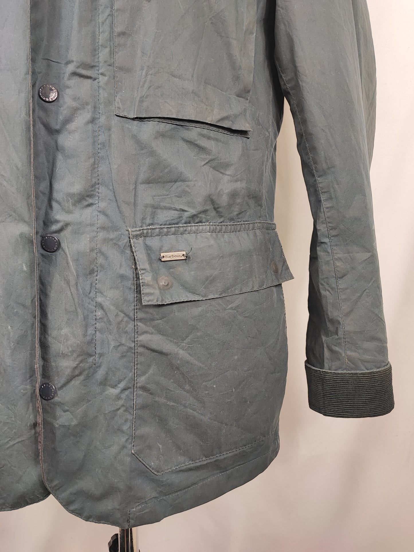 Giacca Barbour Tailored sapper Blu Medium Man Navy Light Wax sapper jacket size Medium