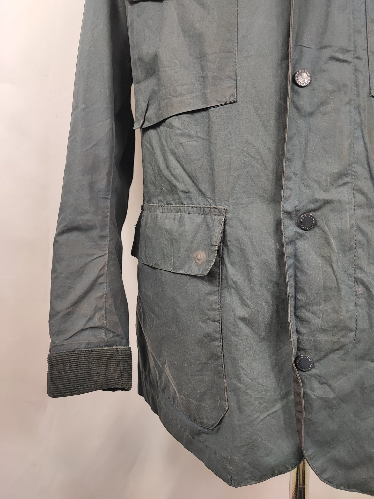 Giacca Barbour Tailored sapper Blu Medium Man Navy Light Wax sapper jacket size Medium