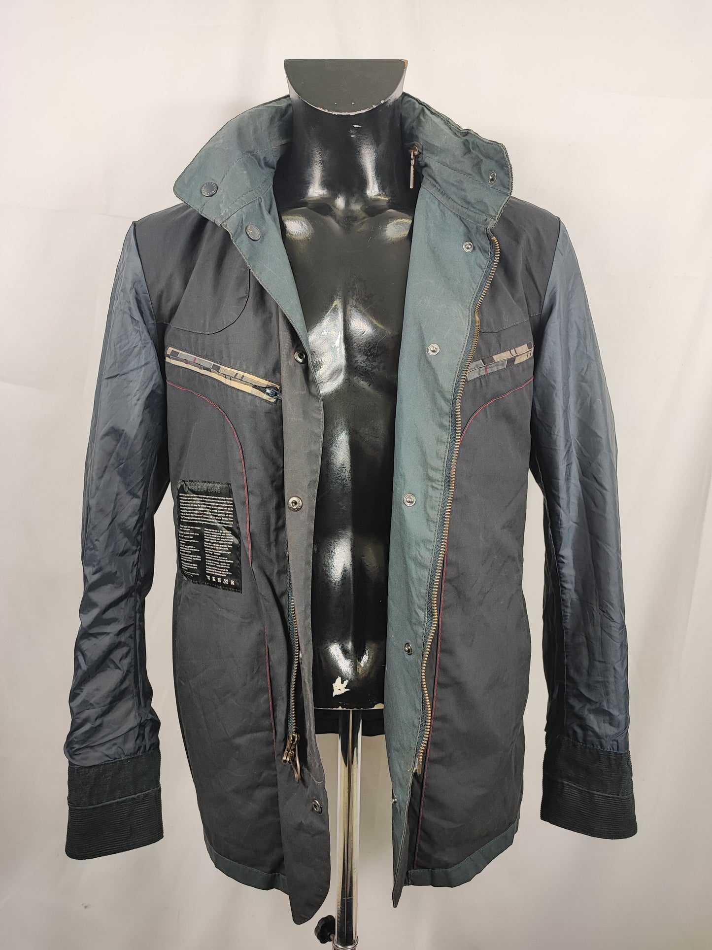 Giacca Barbour Tailored sapper Blu Medium Man Navy Light Wax sapper jacket size Medium