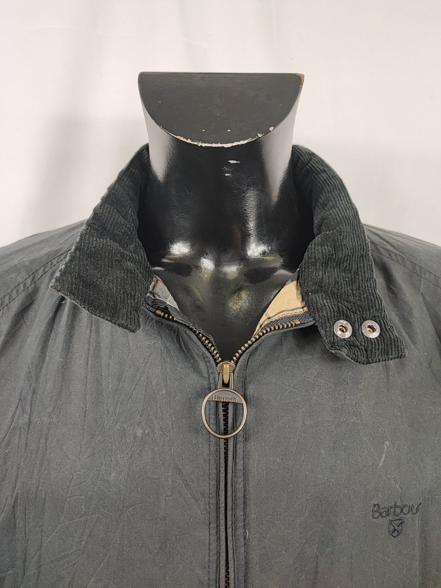 Giacca Barbour Uomo cerata Harrington blu XXLarge Man Harrington navy Short Jacket Size XXLarge