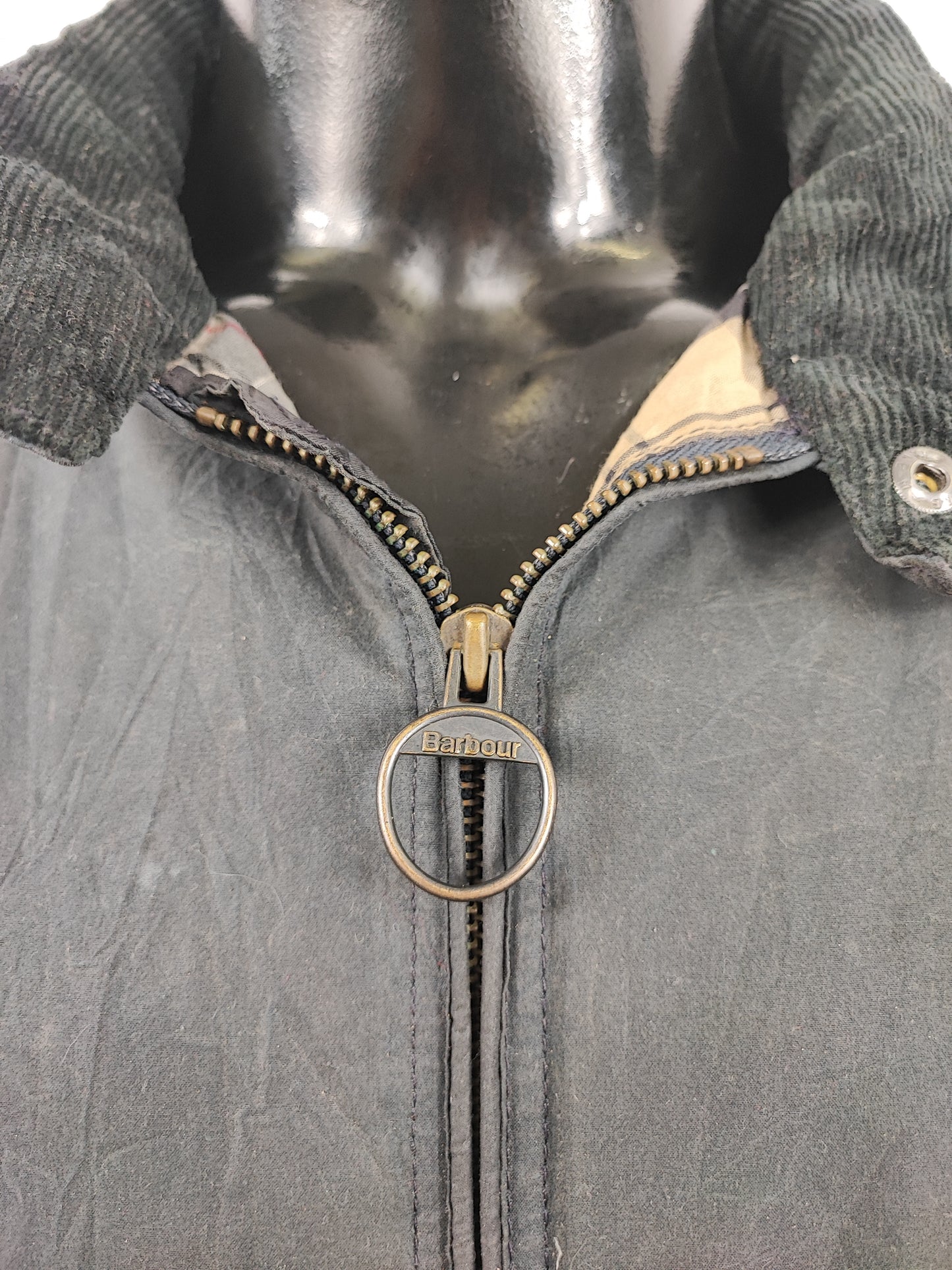 Giacca Barbour Uomo cerata Harrington blu XXLarge Man Harrington navy Short Jacket Size XXLarge