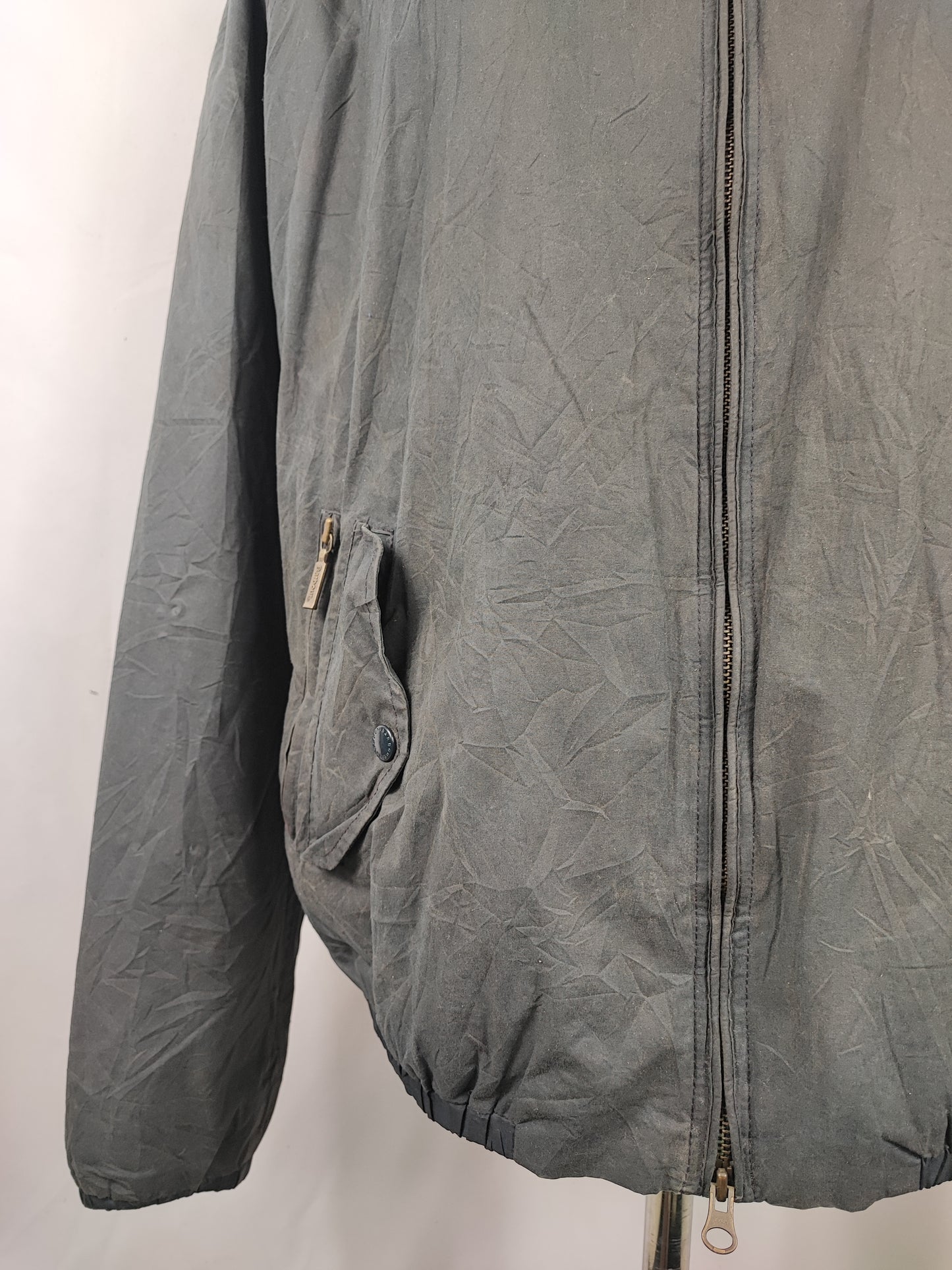 Giacca Barbour Uomo cerata Harrington blu XXLarge Man Harrington navy Short Jacket Size XXLarge