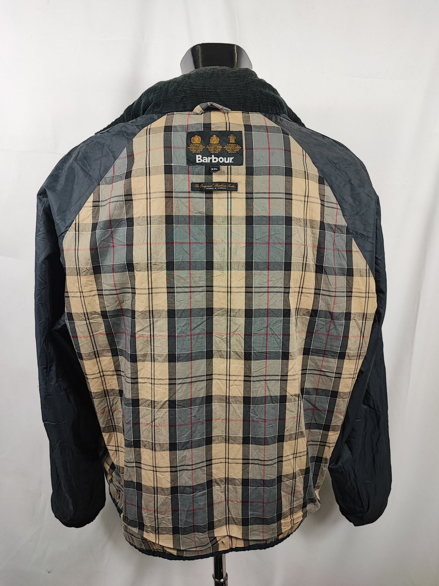 Giacca Barbour Uomo cerata Harrington blu XXLarge Man Harrington navy Short Jacket Size XXLarge