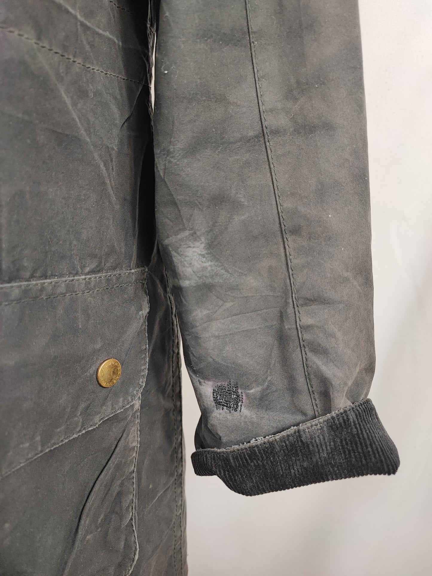 Giacca Barbour International Donna Medium UK12 -Lady International Black  Jacket UK12 Size M