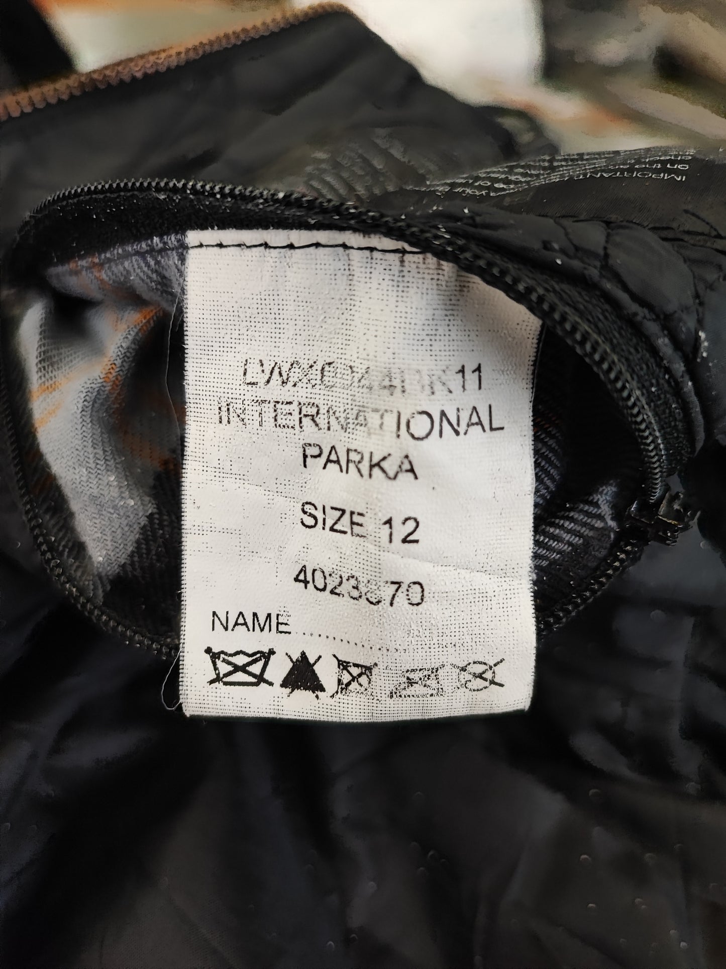 Giacca Barbour International Donna Medium UK12 -Lady International Black  Jacket UK12 Size M