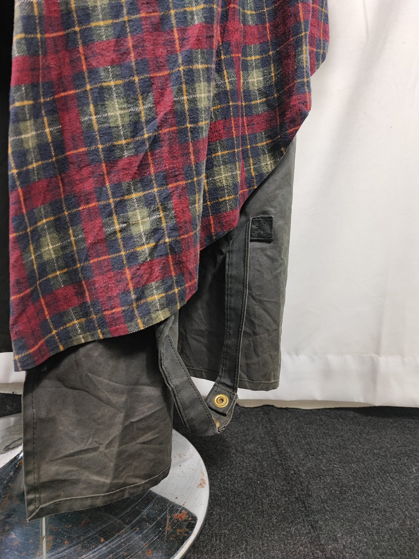 RARO Cappotto Barbour Stockman Nero Lungo C38 Man Black wax Long Coat Size Medium