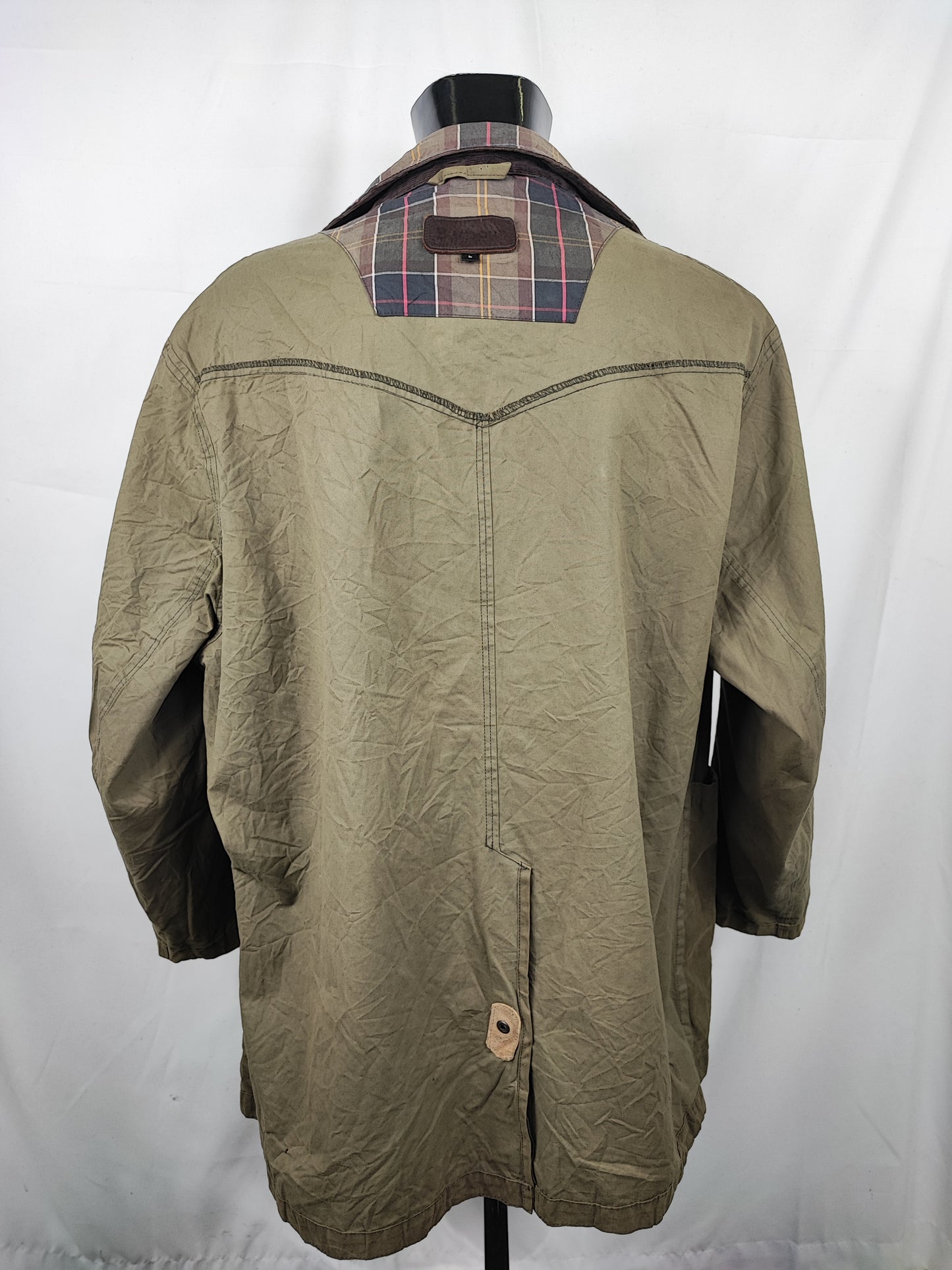 Giacca Barbour Uomo cotone verde Large - Man Green Barn Jacket size Large