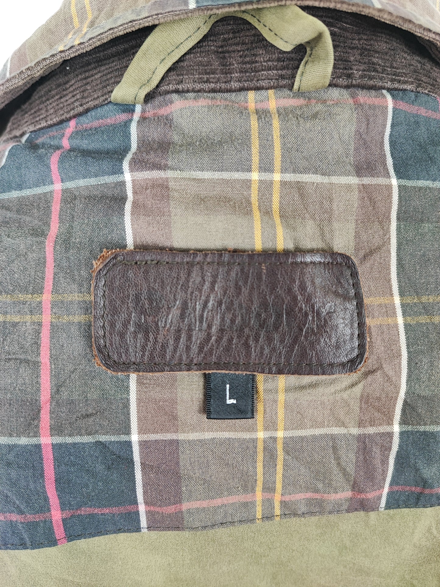 Giacca Barbour Uomo cotone verde Large - Man Green Barn Jacket size Large