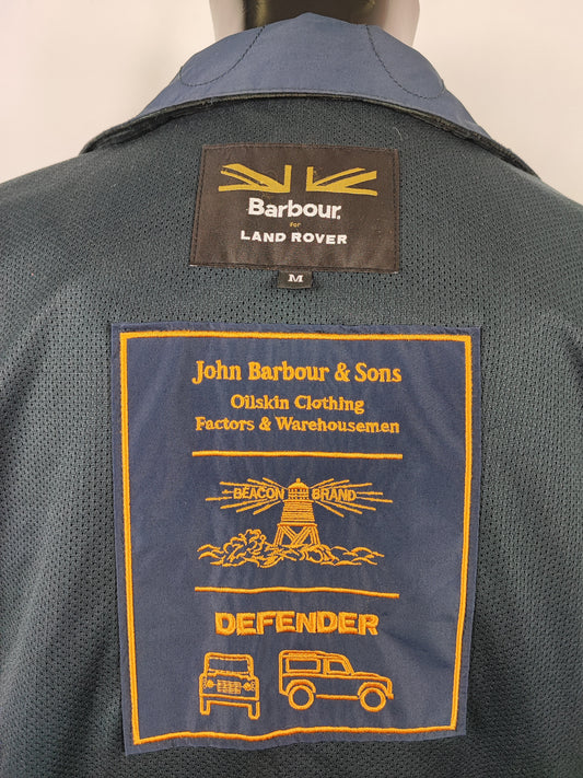 RARA Barbour Land Rover Giacca Blu Uomo Large - Man Navy Jacket Brent Jacket Size L