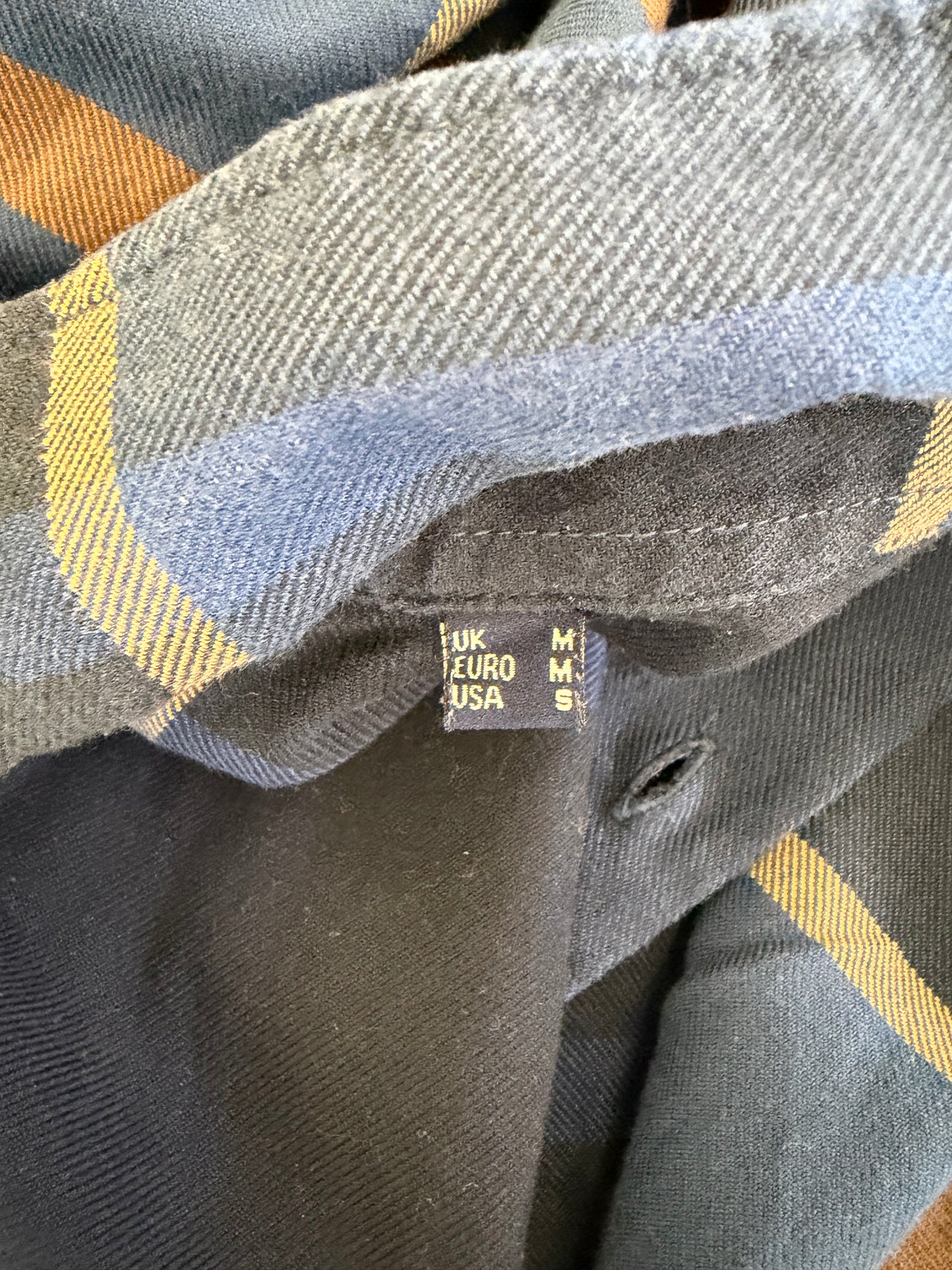 Camicia Barbour da uomo blu in tartan in cotone taglia Medium - Shop In London