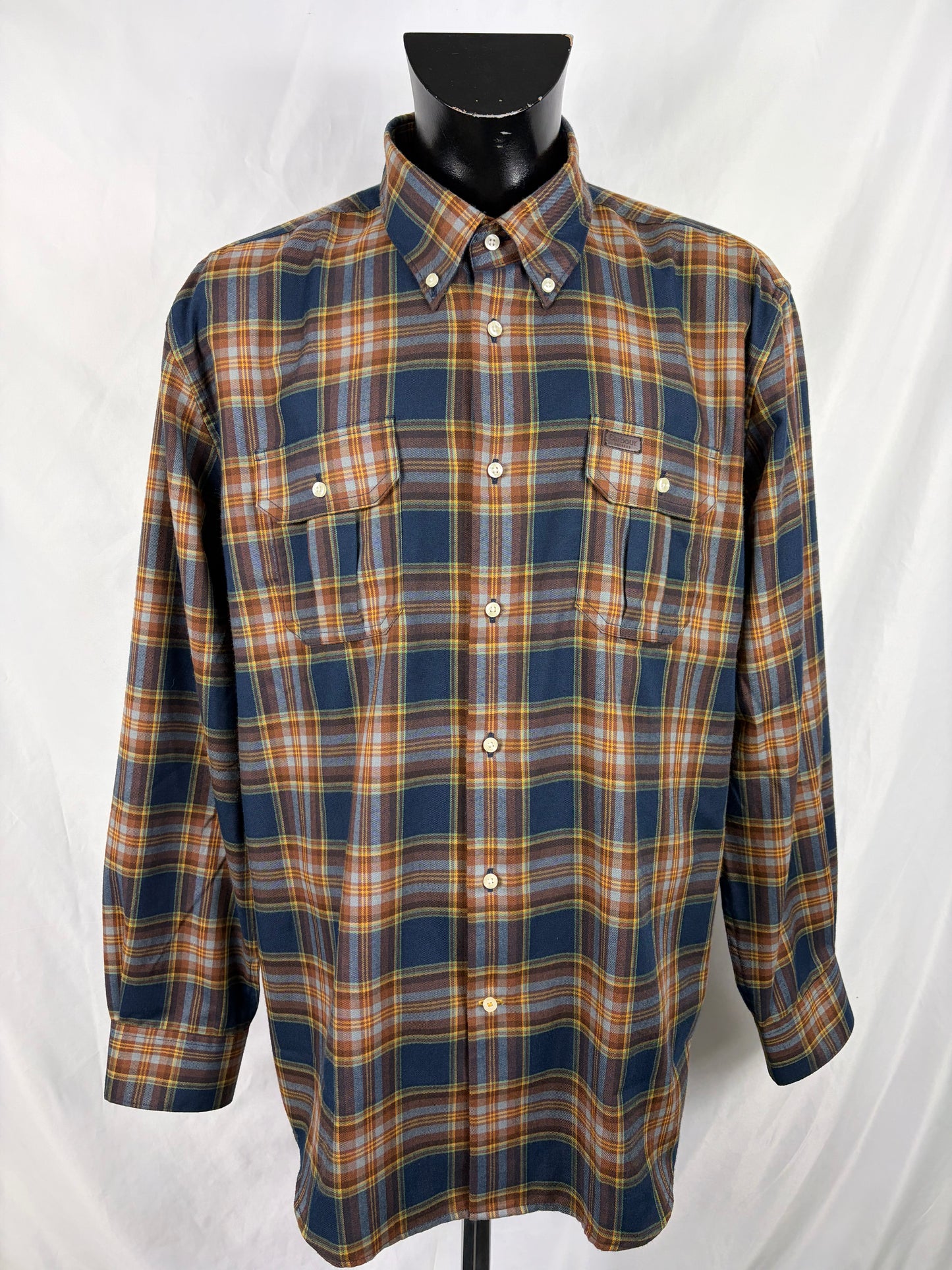 Camicia Barbour da uomo in tartan in cotone taglia XXL - Shop In London