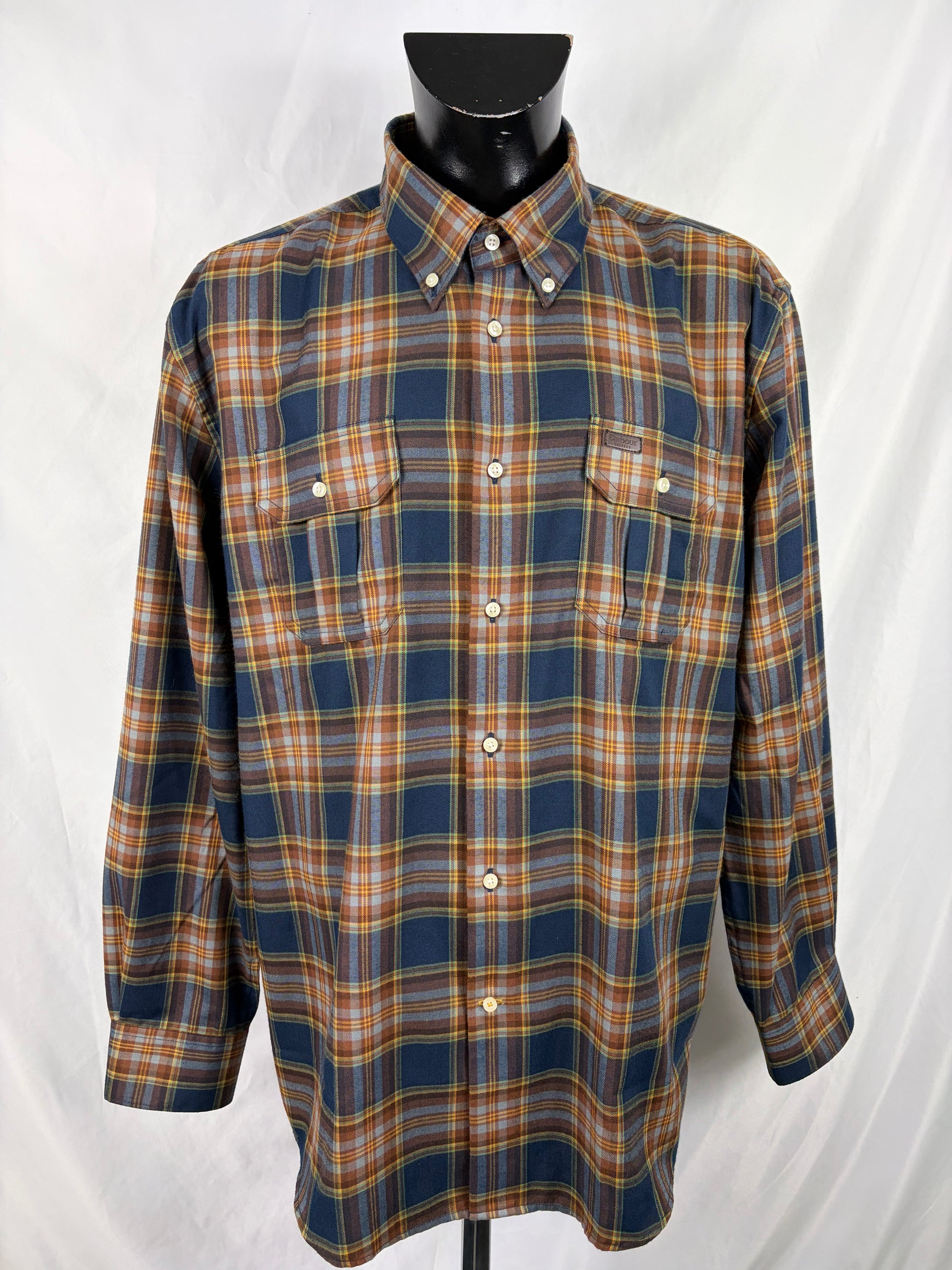 Camicia Barbour da uomo in tartan in cotone taglia XXL - Shop In London