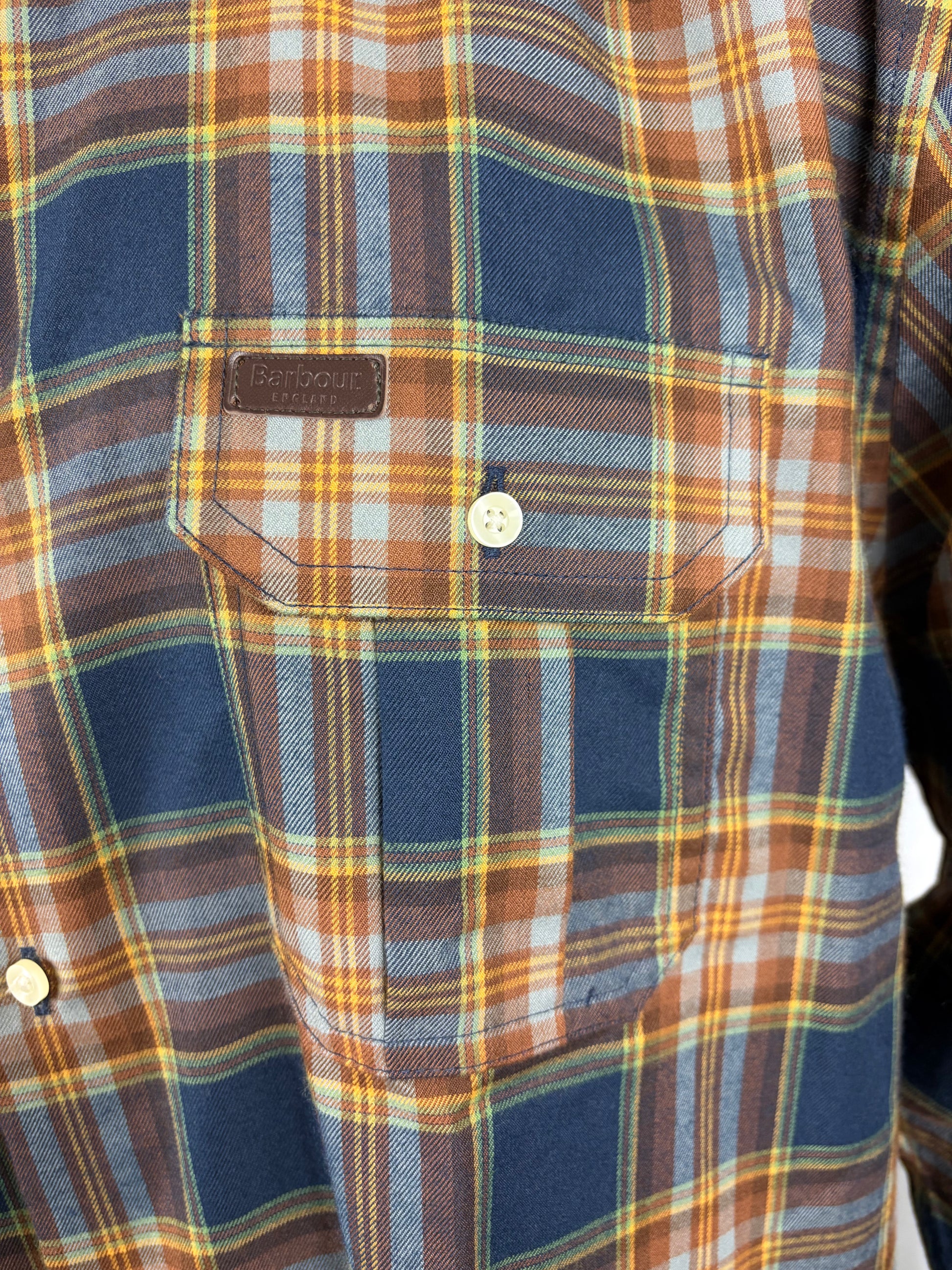 Camicia Barbour da uomo in tartan in cotone taglia XXL - Shop In London