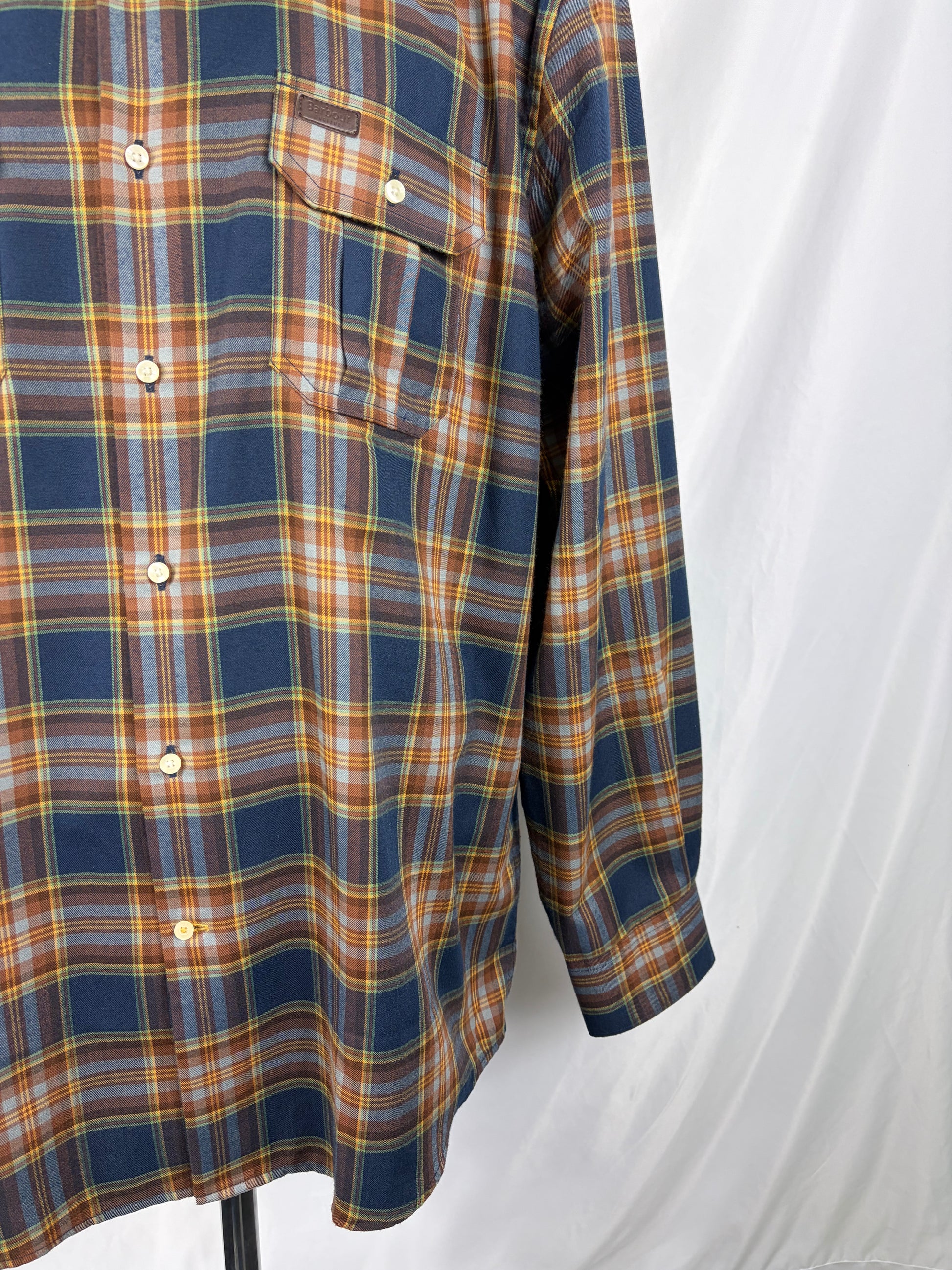 Camicia Barbour da uomo in tartan in cotone taglia XXL - Shop In London