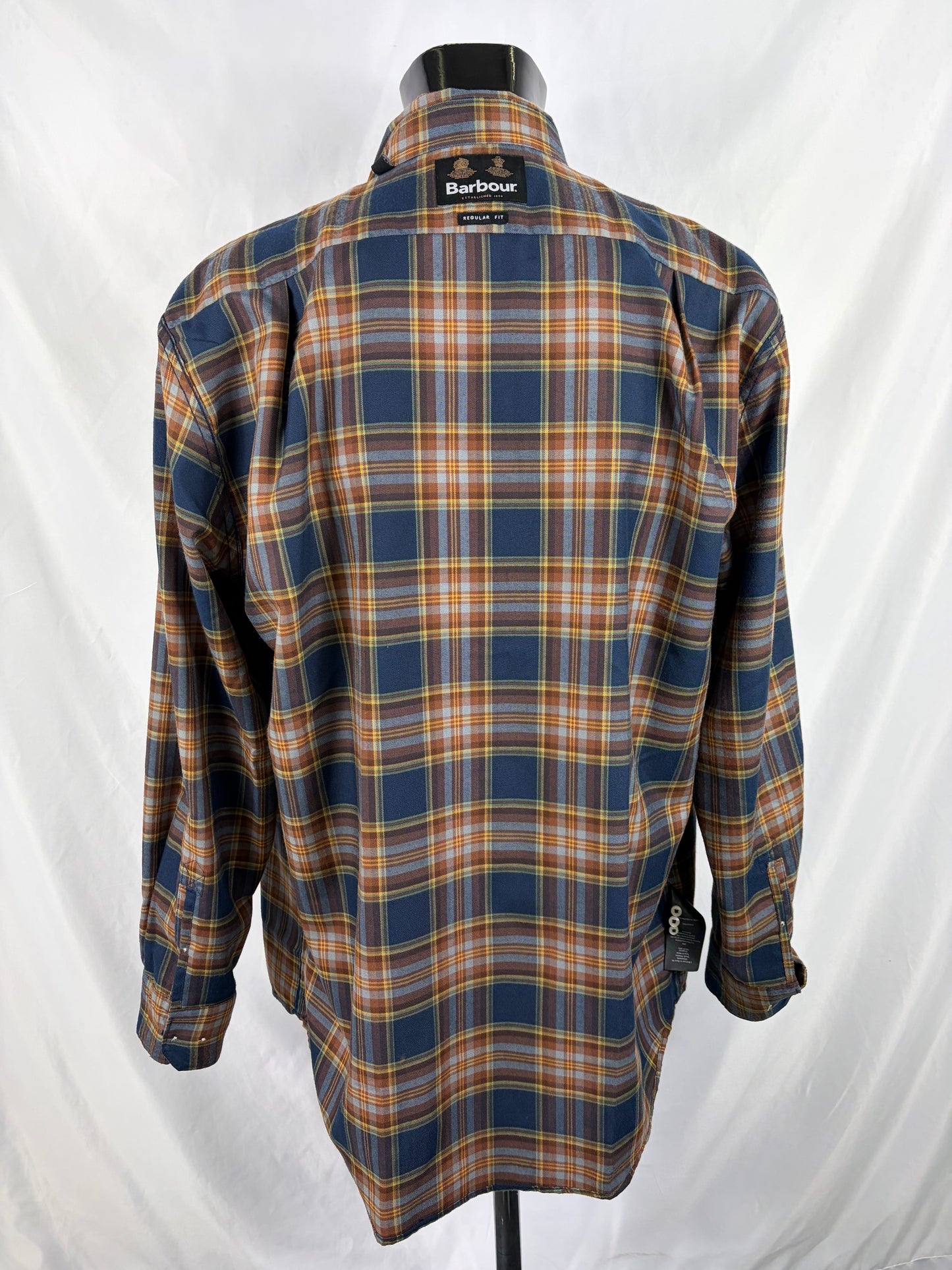 Camicia Barbour da uomo in tartan in cotone taglia XXL - Shop In London