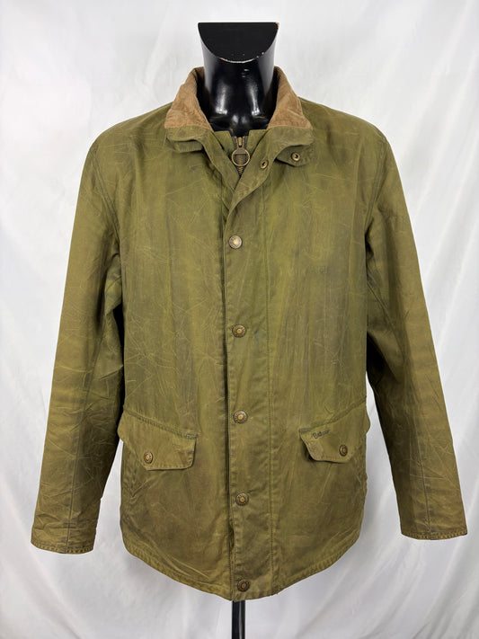 Giacca Barbour Verde da uomo cerata Orkney XL - Man Green Wax cotton jacket size Xlarge