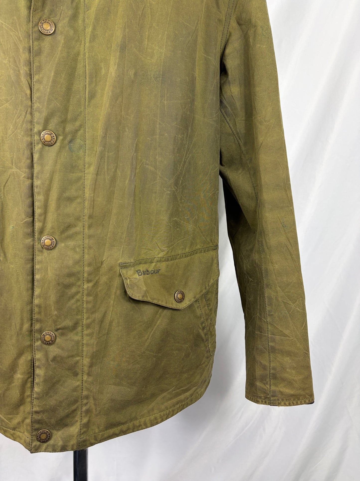 Giacca Barbour Verde da uomo cerata Orkney XL - Man Green Wax cotton jacket size Xlarge - Shop In London