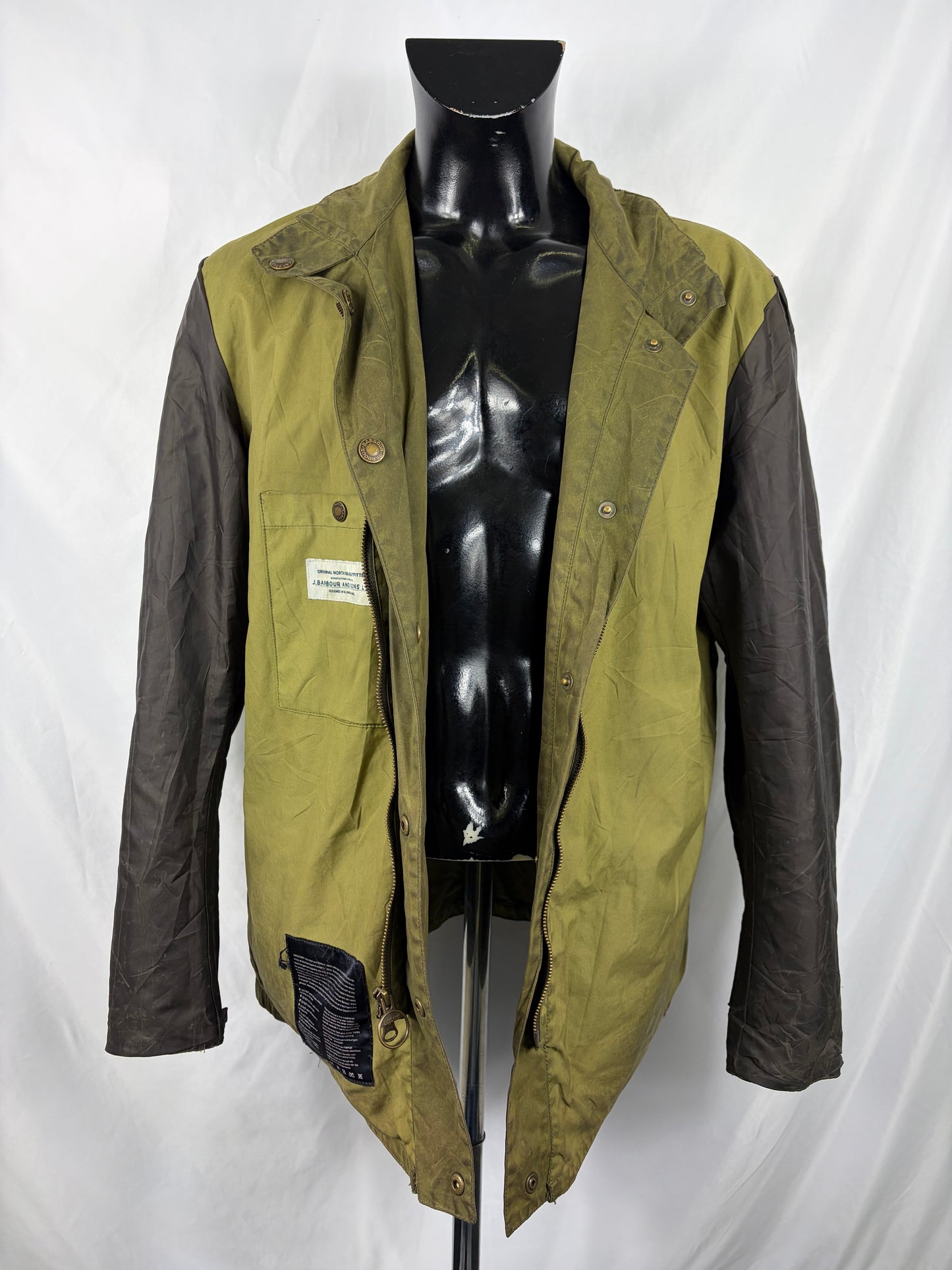 Giacca Barbour Verde da uomo cerata Orkney XL - Man Green Wax cotton jacket size Xlarge - Shop In London