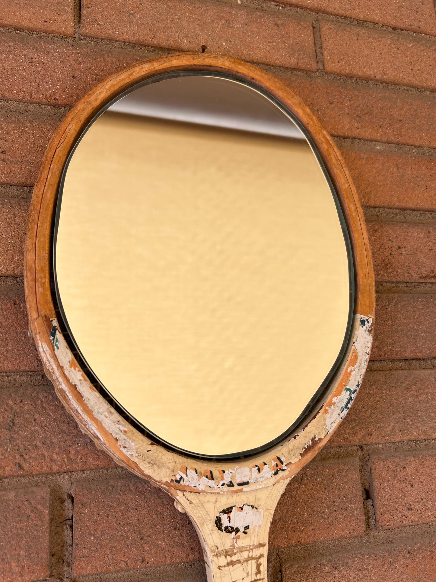 Racchetta da Tennis Vintage Maxima in Legno con Specchio- Vintage Mirror wood Racket