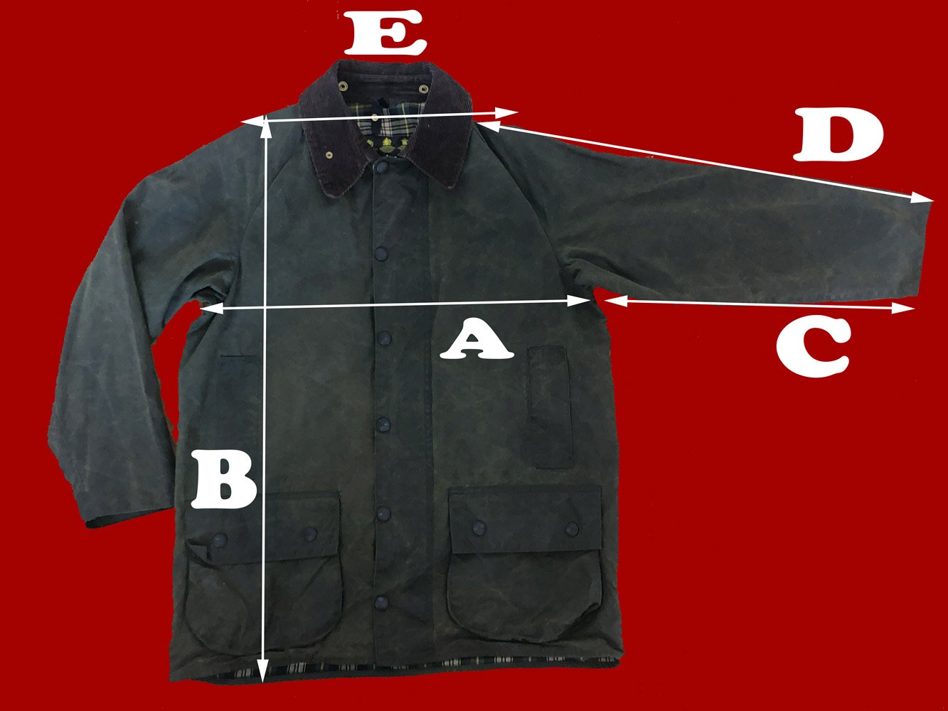 Barbour Border Blu da uomo cotone Cerato C46/117 cm Man Navy Border Coat Size XLarge