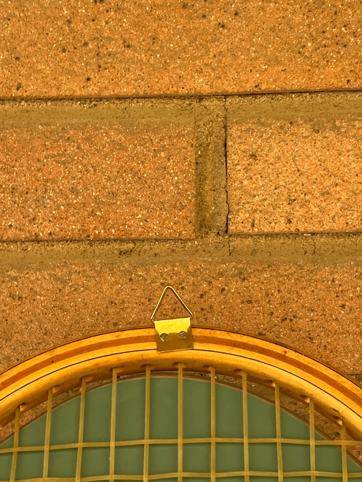 Racchetta Vintage in Legno Vantage 350 con Specchio- Vintage Mirror tennis wood Racket