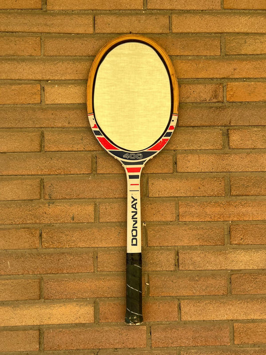 Racchetta Vintage in Legno Donnay con Specchio- Vintage Mirror tennis wood Racket