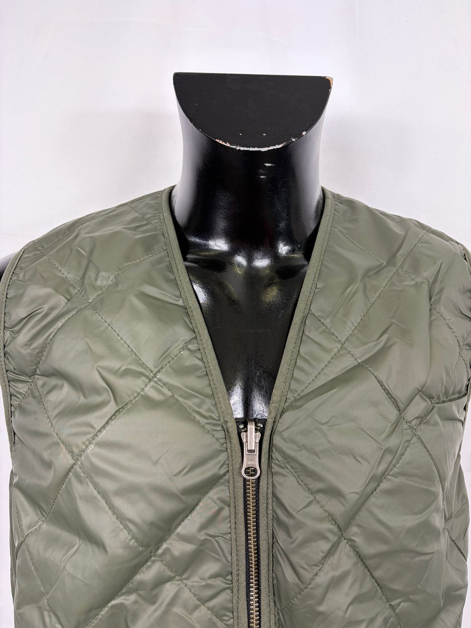 Gilet Imbottitura nuova Verde con zip compatibile per Barbour - Shop In London