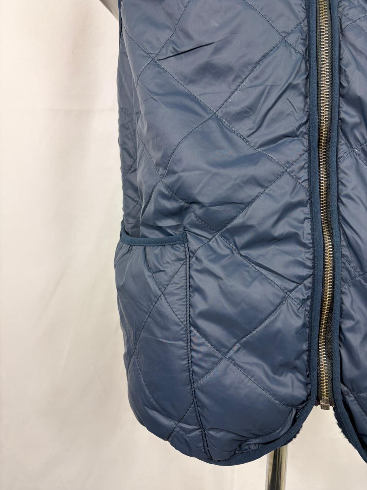 Gilet Imbottitura nuova Blu con zip compatibile per Barbour - Shop In London