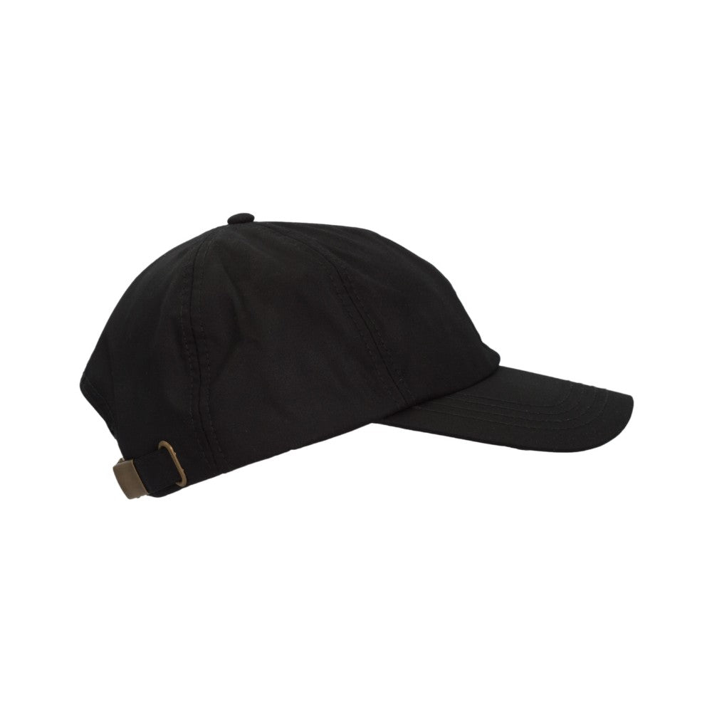 Cappello da baseball nero nuovo in cotone cerato taglia unica - Wax Black baseball Cap One size