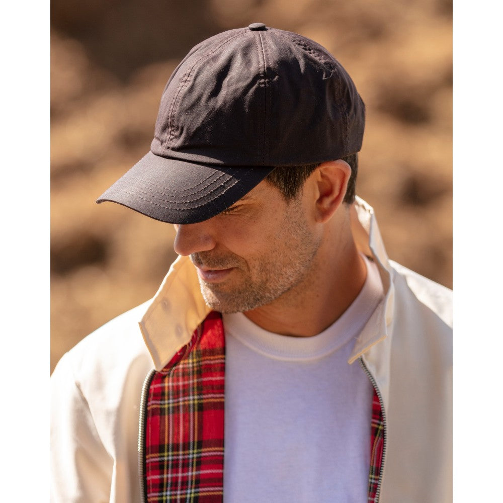 Cappello da baseball marrone nuova in cotone cerato taglia unica - Wax Brown baseball Cap One size