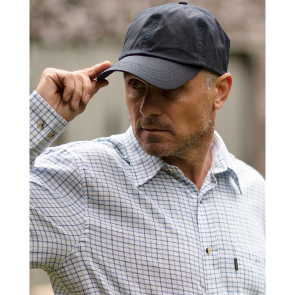 Cappello da baseball blu notte nuova in cotone cerato taglia unica - Wax Navy Baseball Cap One size